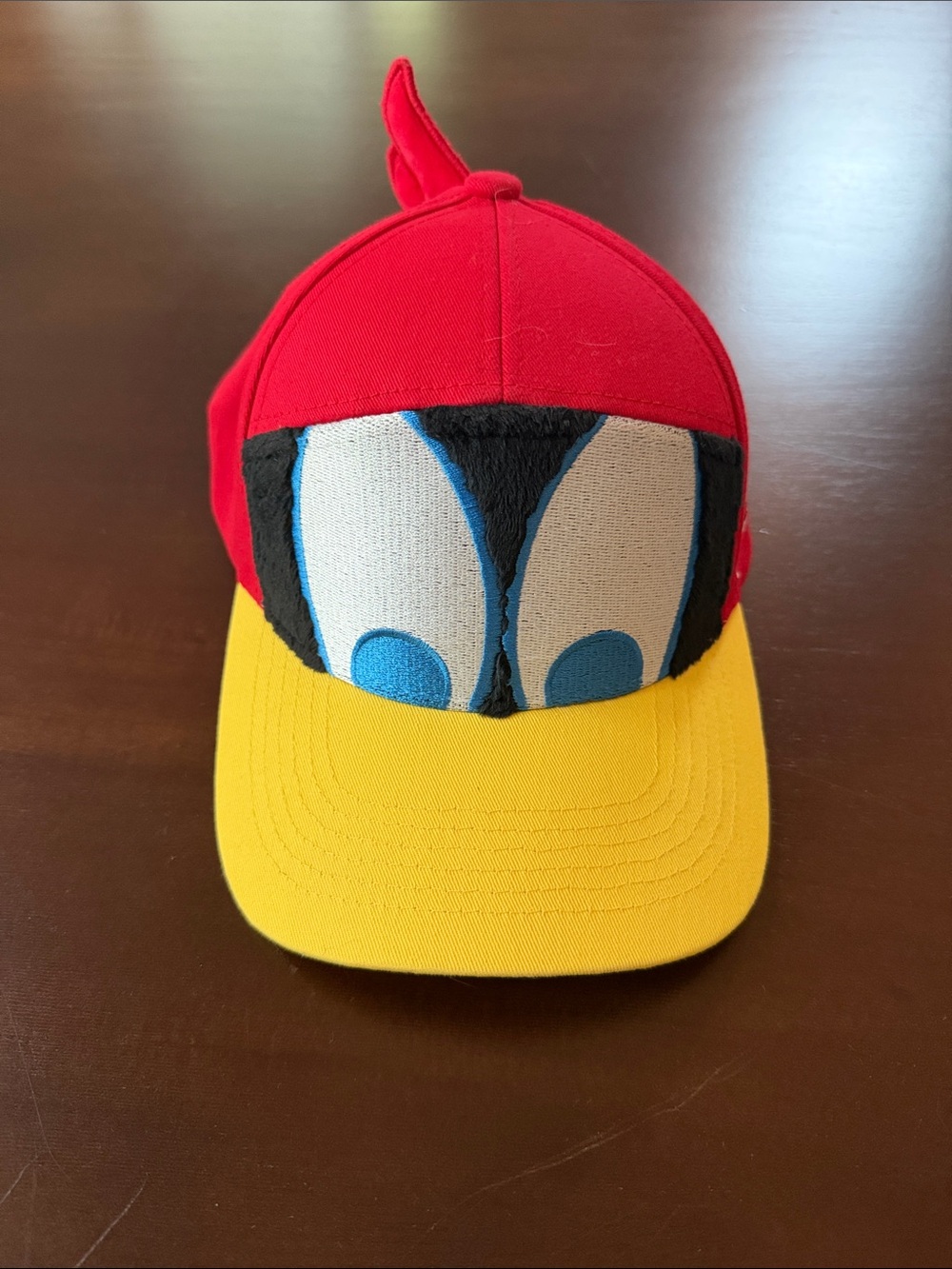Kids Red and Yellow Cartoon Character Cap
